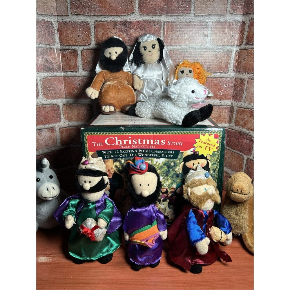 The Christmas Story Plush Nativity Set (Missing 3)